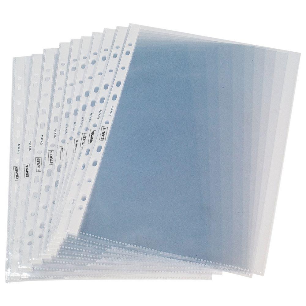 Buste trasparenti in PVC - foratura universale - A4 - CAD