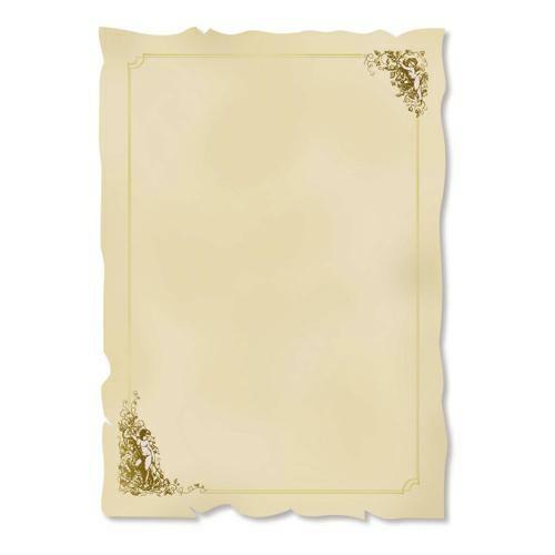 Carta pergamena -formato A4, 35x50 - decorata o neutra